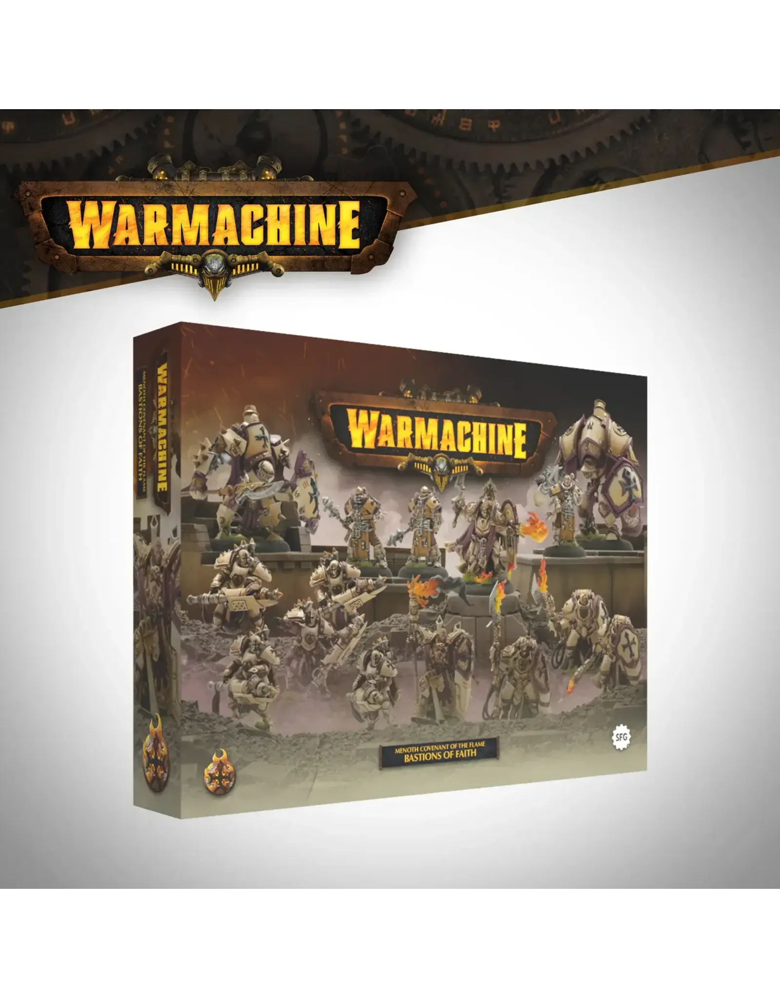 Warmachine Warmachine: Protectorate of Menoth Covenant of the Flame - Bastions of Faith   PRE ORDER ARRIVES  11.24.2026