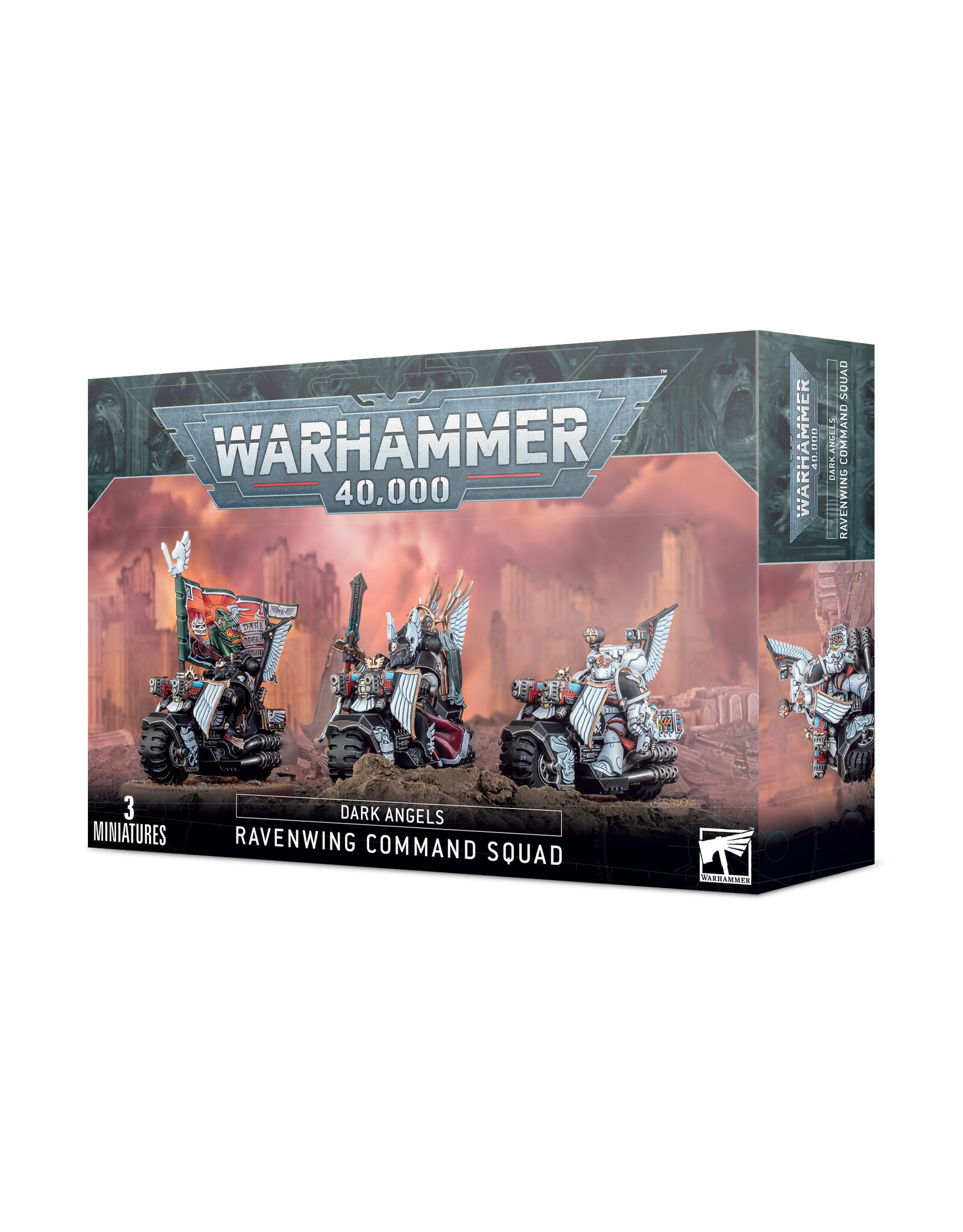 Games Workshop Dark Angels Ravenwing Command Squad / Black Knights