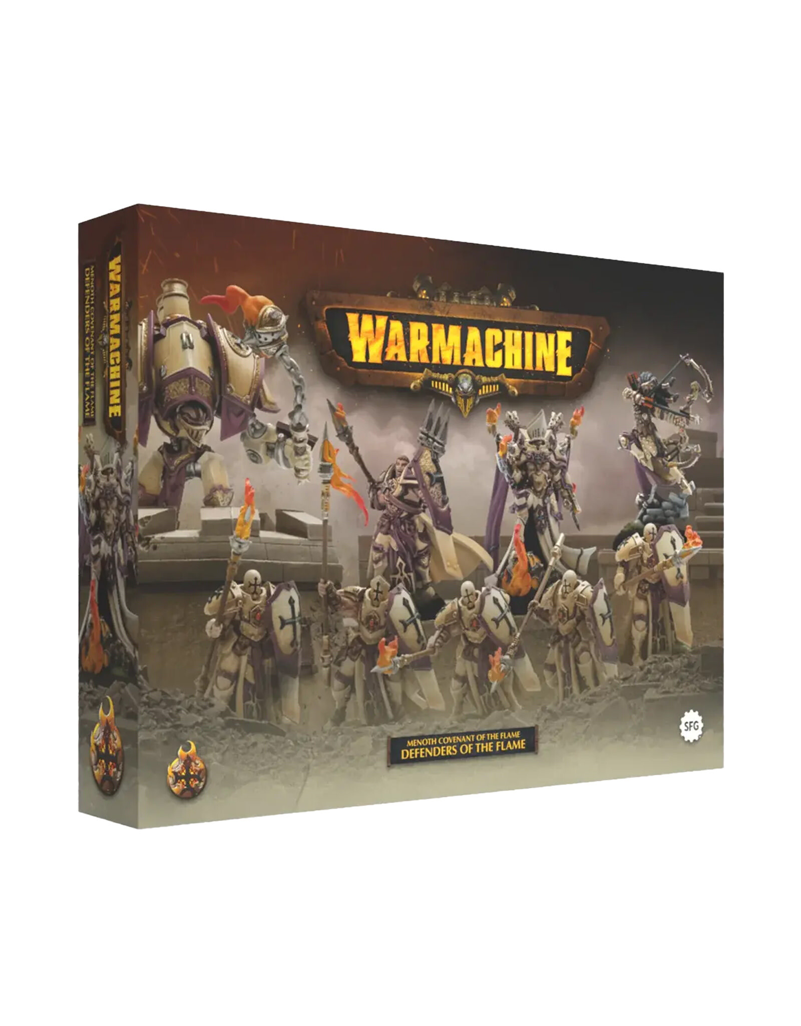 Warmachine: Protectorate of Menoth Covenant of the Flame – Defenders of the Flame  PRE ORDER ARRIVES  OCT 27, 2026
