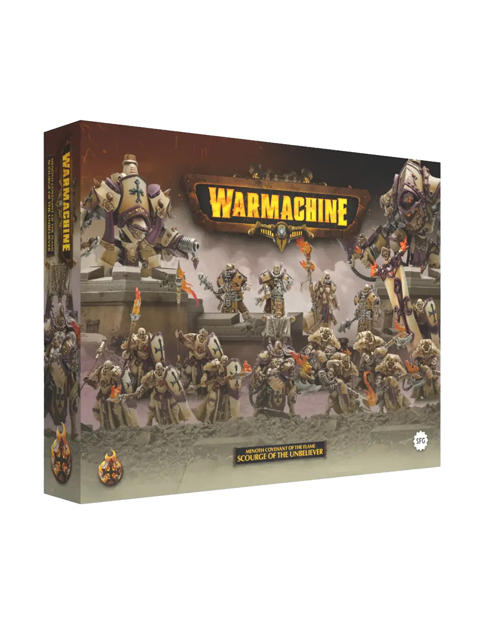 Warmachine Warmachine: Protectorate of Menoth Covenant of the Flame - Scourge of the Unbeliever  PRE ORDER ARRIVES  11.24.2026