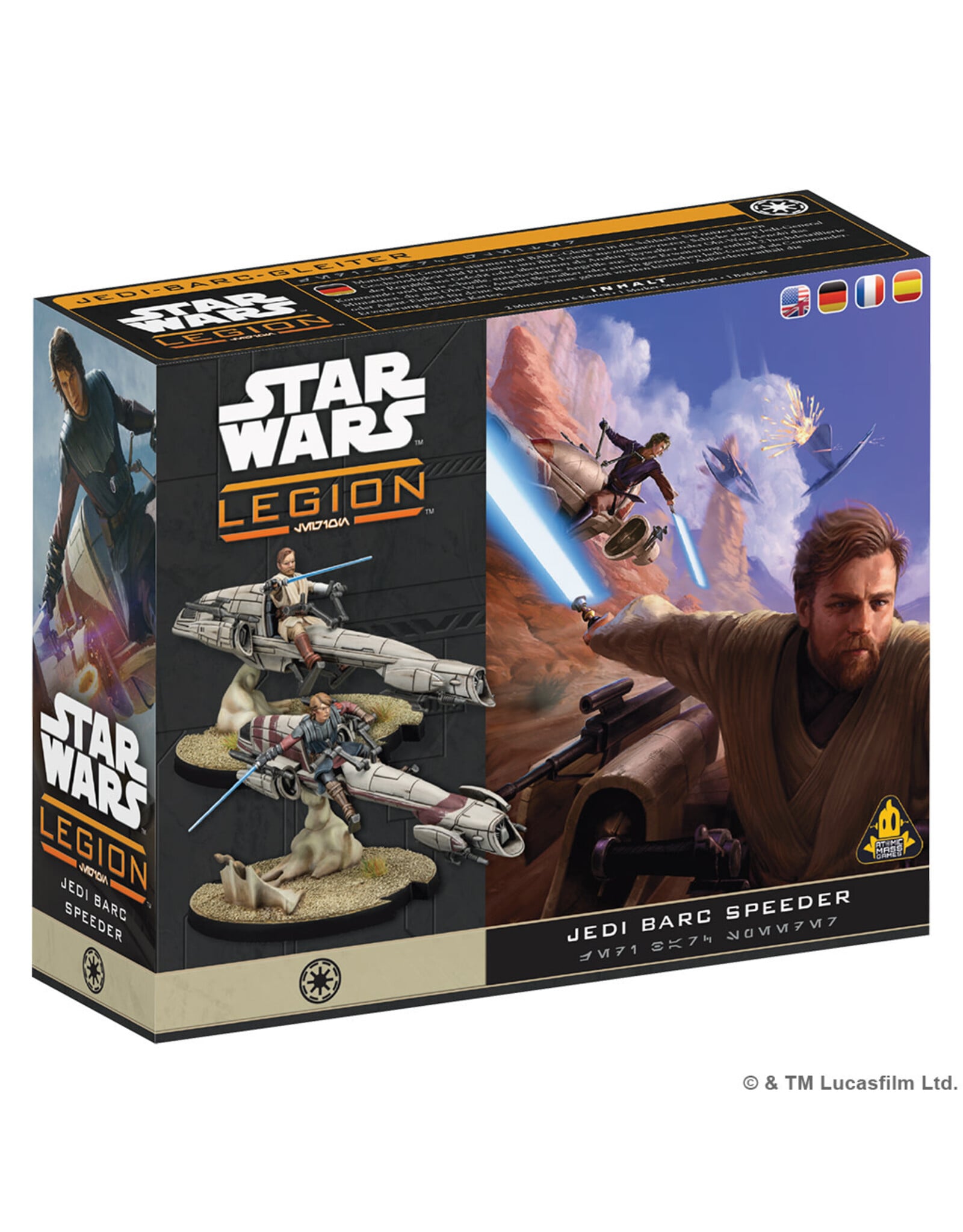 Star Wars Legion Star Wars Legion Jedi General on BARC Speeder COMING SOON