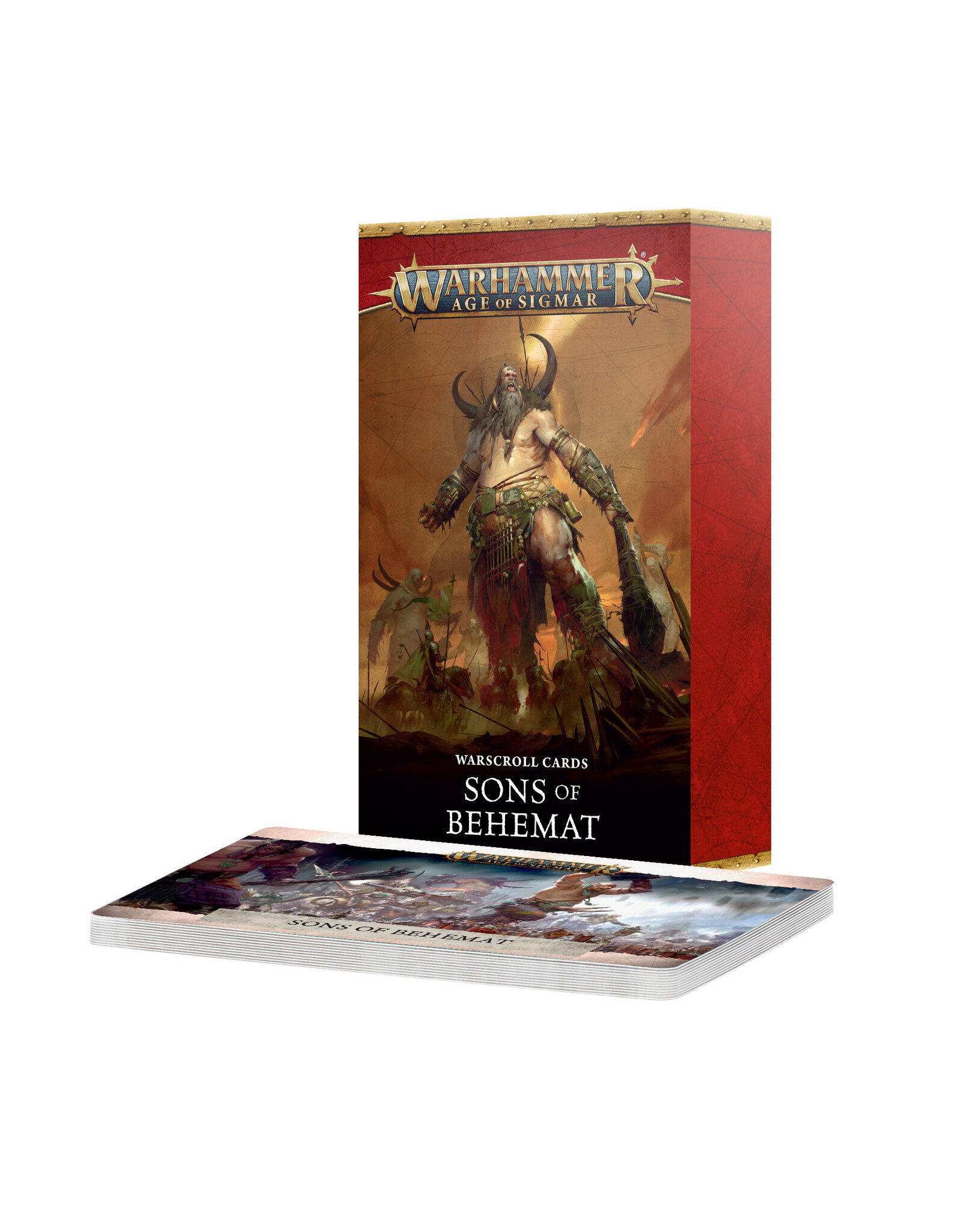 Games Workshop Warscroll Cards Sons Of Behemat