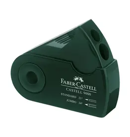 FABER-CASTELL Faber-Castell 9000 Double-Hole Sharpener Box, Green