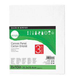 Daler-Rowney Simply Canvas Panels 8" x 8" 3 Pack