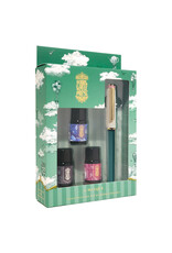 Ferris Wheel Press The Masque Resin Pen & Ink Set, Teal (F)