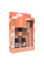 Ferris Wheel Press The Masque Resin Pen & Ink Set, Coral (F)