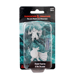 WIZKIDS D&D Nolzur's Marvelous Miniatures Dwarf Fighter & Orc Paladin