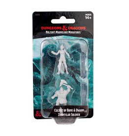 WIZKIDS D&D Nolzur's Marvelous Miniatures Cultist of Bane & Dwarf Zhentilar Soldier