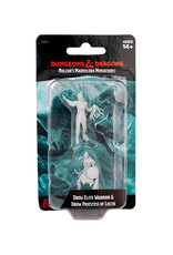 WIZKIDS D&D Nolzur's Marvelous Miniatures Drow Elite Warrior & Drow Priestess Of Lolth