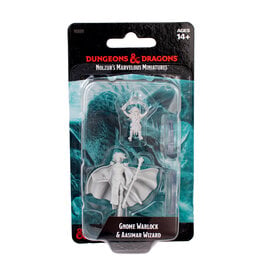 WIZKIDS D&D: Nolzur's Marvelous Miniatures: Gnome Warlock & Aasimar Wizard