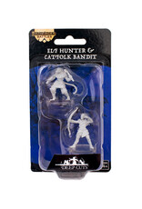 WIZKIDS Pathfinder Battles Deep Cuts Elf Hunter & Catfolk Bandit