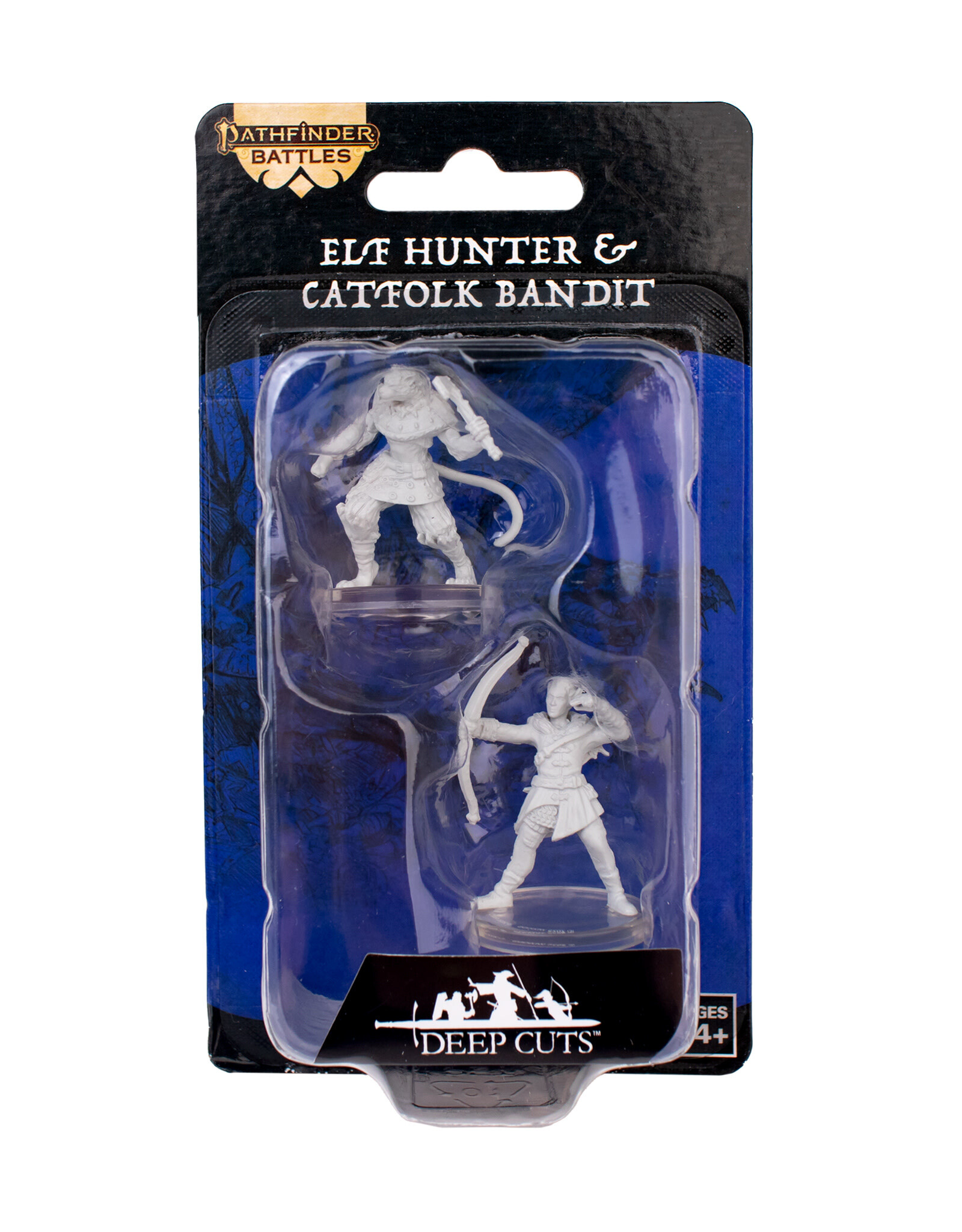 WIZKIDS Pathfinder Battles Deep Cuts Elf Hunter & Catfolk Bandit