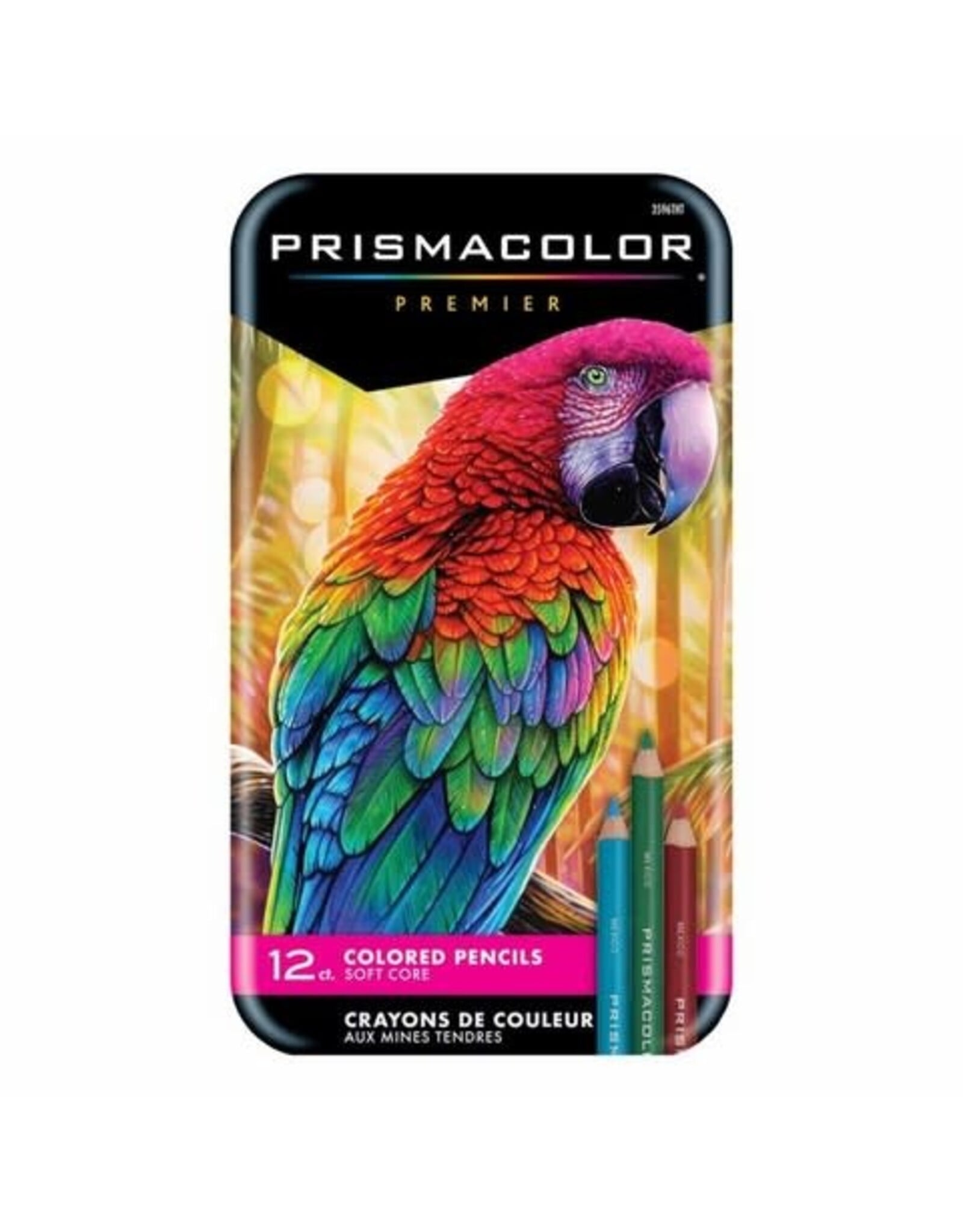 Prismacolor Premier Soft Core Colored Pencil Tin Set of 12