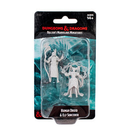 WIZKIDS D&D Nolzur's Marvelous Miniatures Human Druid & Elf Sorcerer
