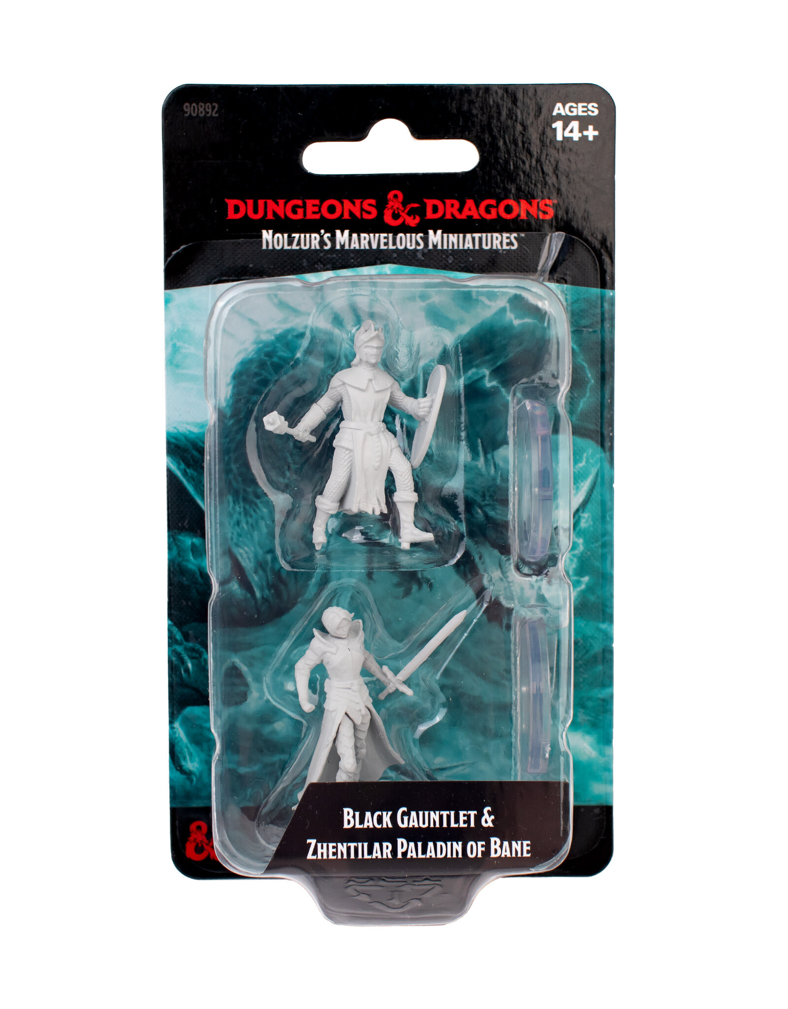WIZKIDS D&D Nolzur's Marvelous Miniatures Black Gauntlet & Zhentilar Paladin Of Bane