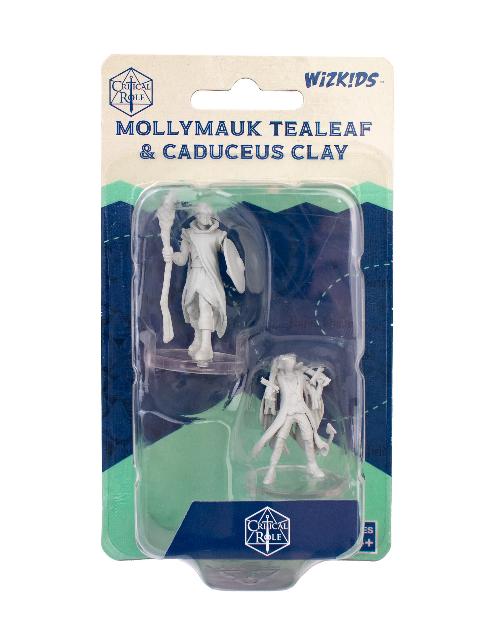 WIZKIDS Critical Role  Miniatures Mollymauk Tealeaf & Caduceus Clay