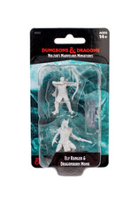 WIZKIDS D&D Nolzur's Marvelous Miniatures Elf Ranger & Dragonborn Monk
