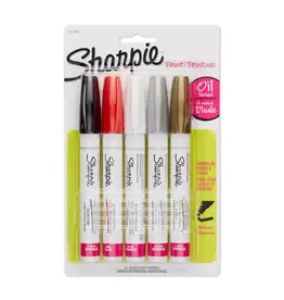 Sharpie Oi- Based Paint Marker  Set of 5 Basic Medium Point