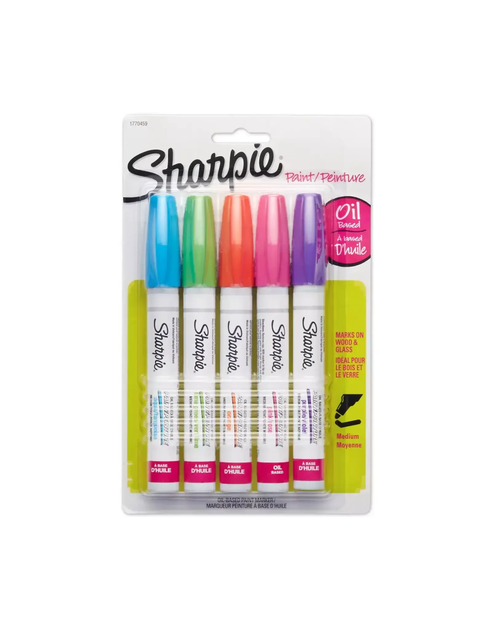 Sharpie Oi- Based Paint Marker  Set of 5  Fashion Medium Point