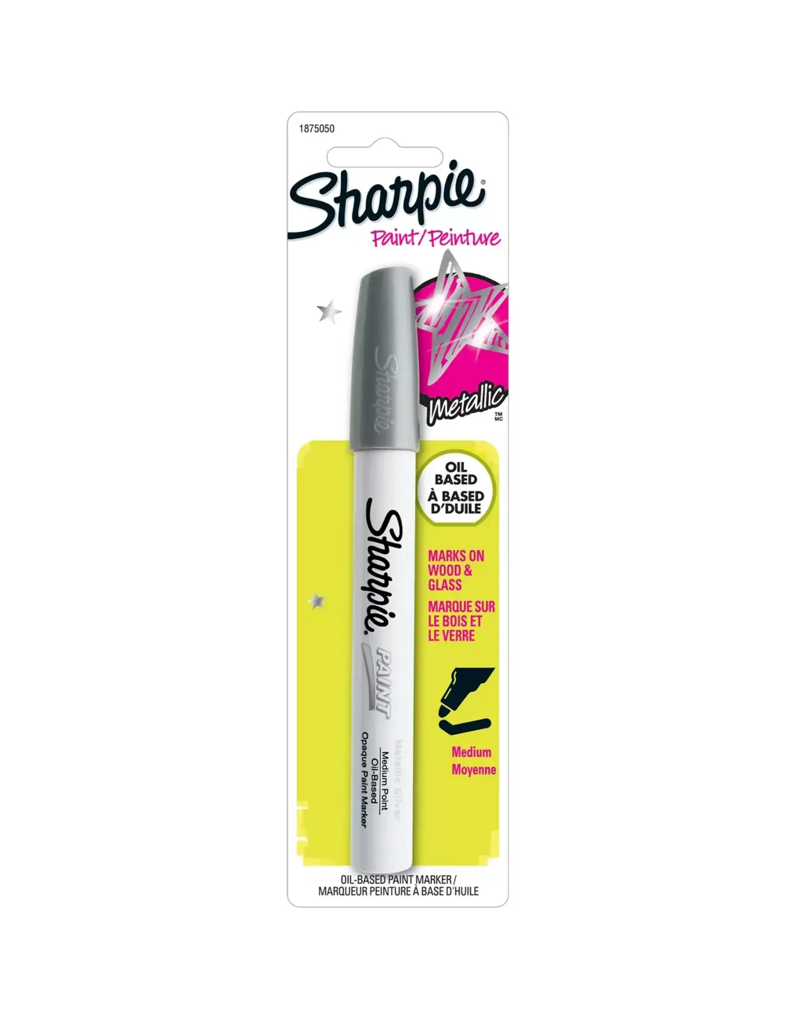 Sharpie Oil- Based Paint Marker Medium Tip Silver 1pk