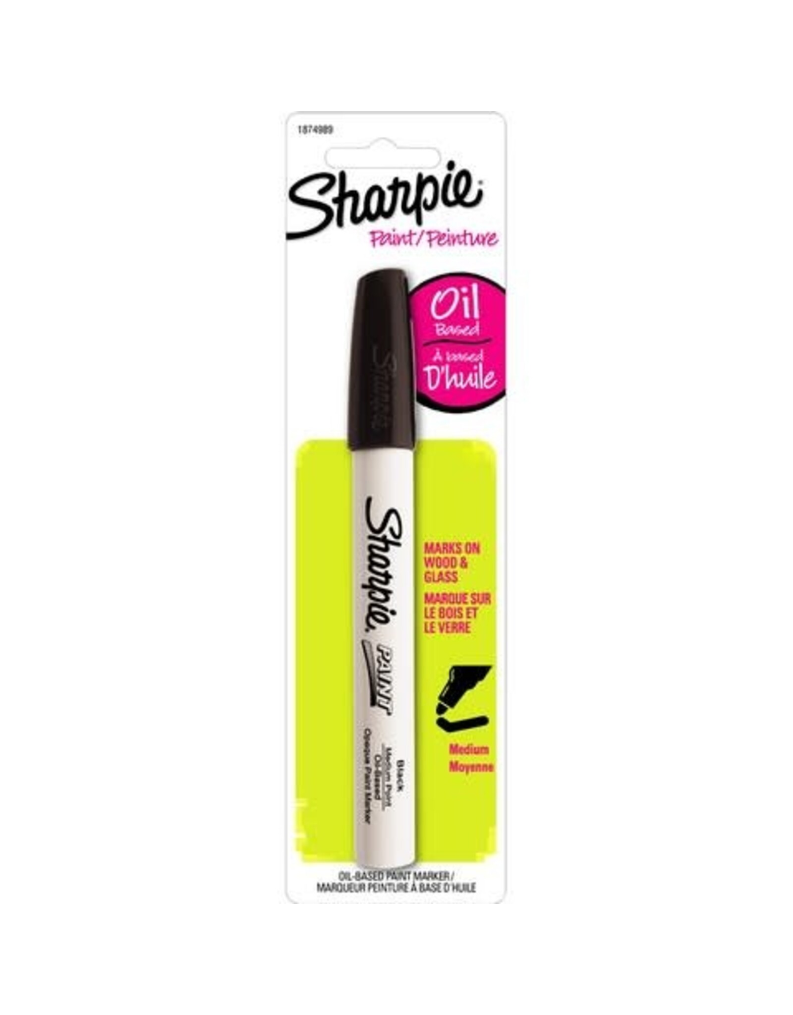 Sharpie Oil- Based Paint Marker Medium Tip Black 1pk