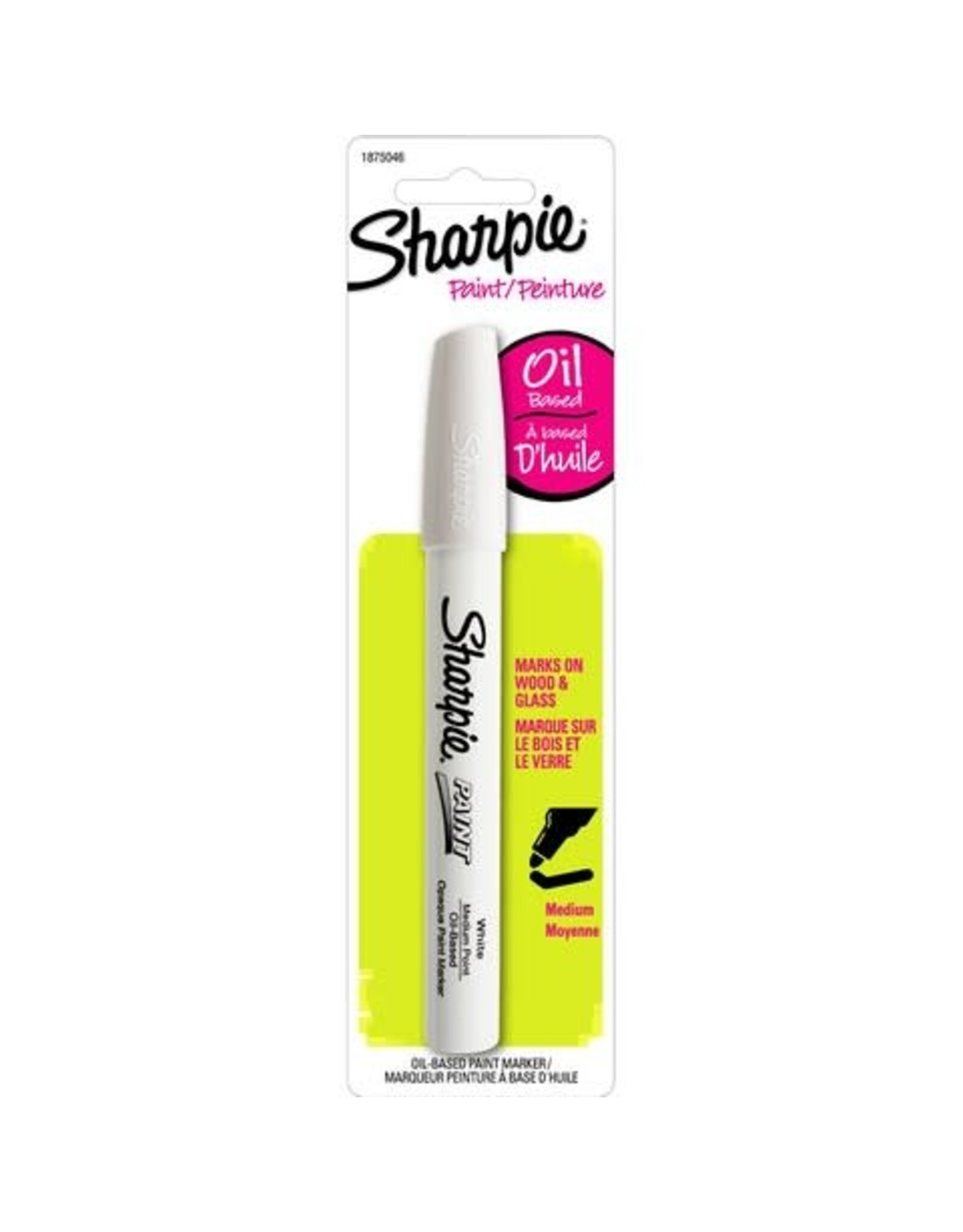 Sharpie Oil- Based Paint Marker Medium Tip White 1pk