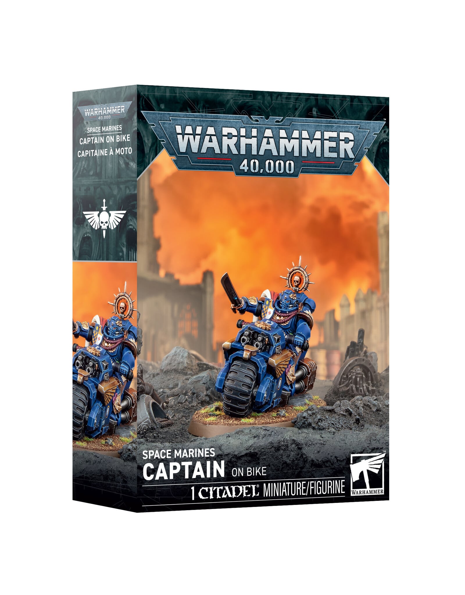 Games Workshop Space Marines Captain On Bike PRE ORDER ARRIVES 10.03.2026