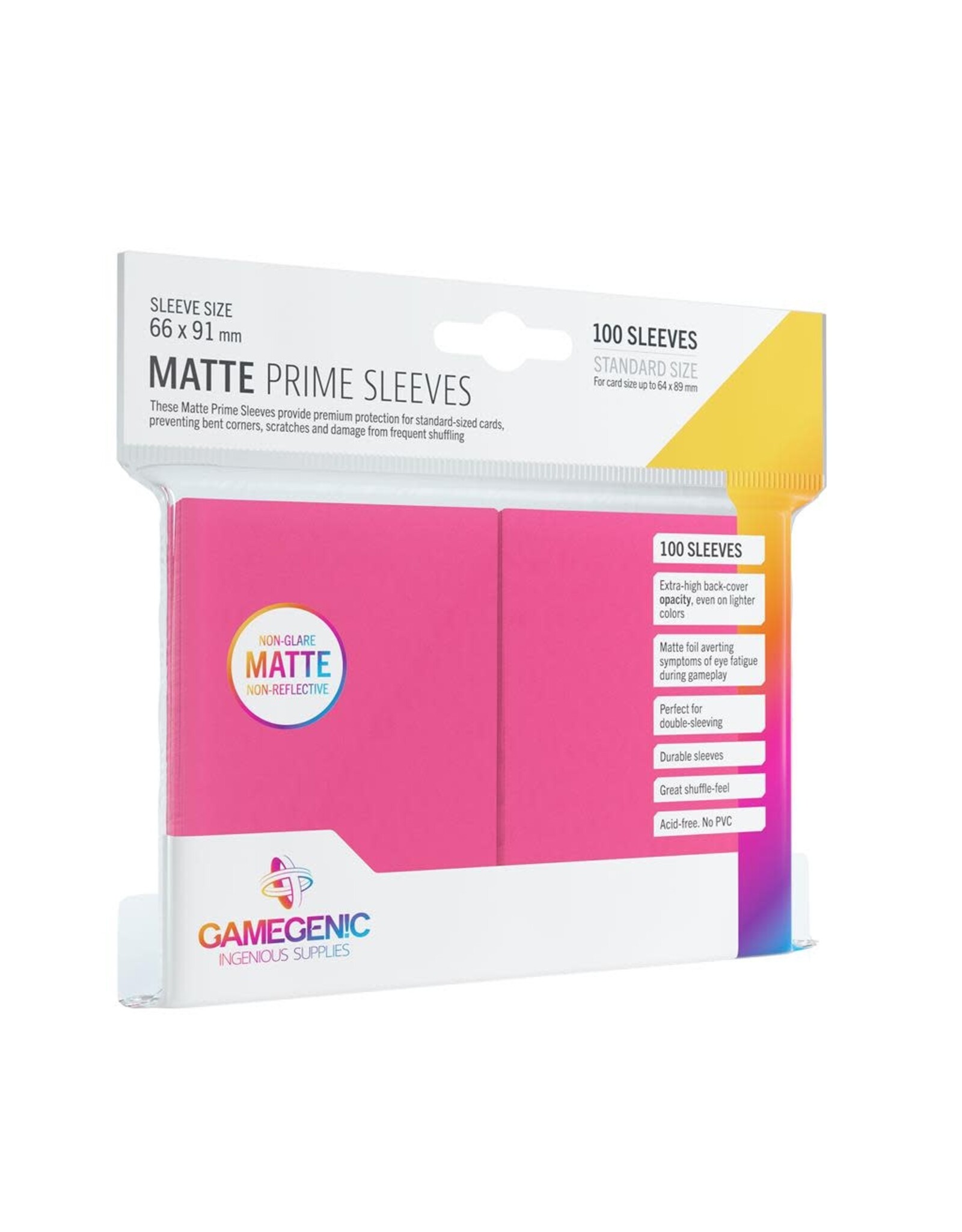 Gamegenic MATTE Prime Sleeves: Pink