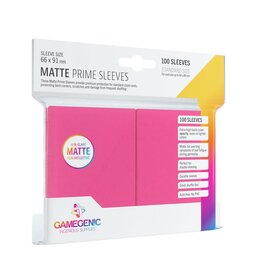 Gamegenic MATTE Prime Sleeves: Pink