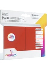 Gamegenic MATTE Prime Sleeves: Red