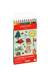 Caran d'Ache Kawaii Pencils Swiss Assortment 12 Pieces