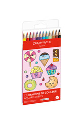 Caran d'Ache Kawaii Pencils Candy Assortment 12 Pieces