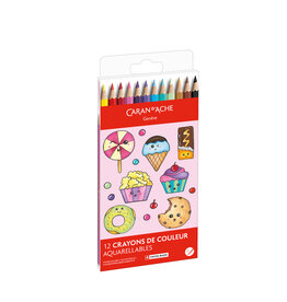 Caran d'Ache Kawaii Pencils Candy Assortment 12 Pieces