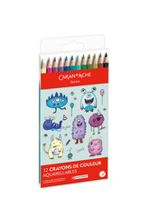 Caran d'Ache Kawaii Pencils Monsters Assortment 12 Pieces