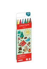 Caran d'Ache Fibralo Kawaii Swiss Assortment 6 Pieces