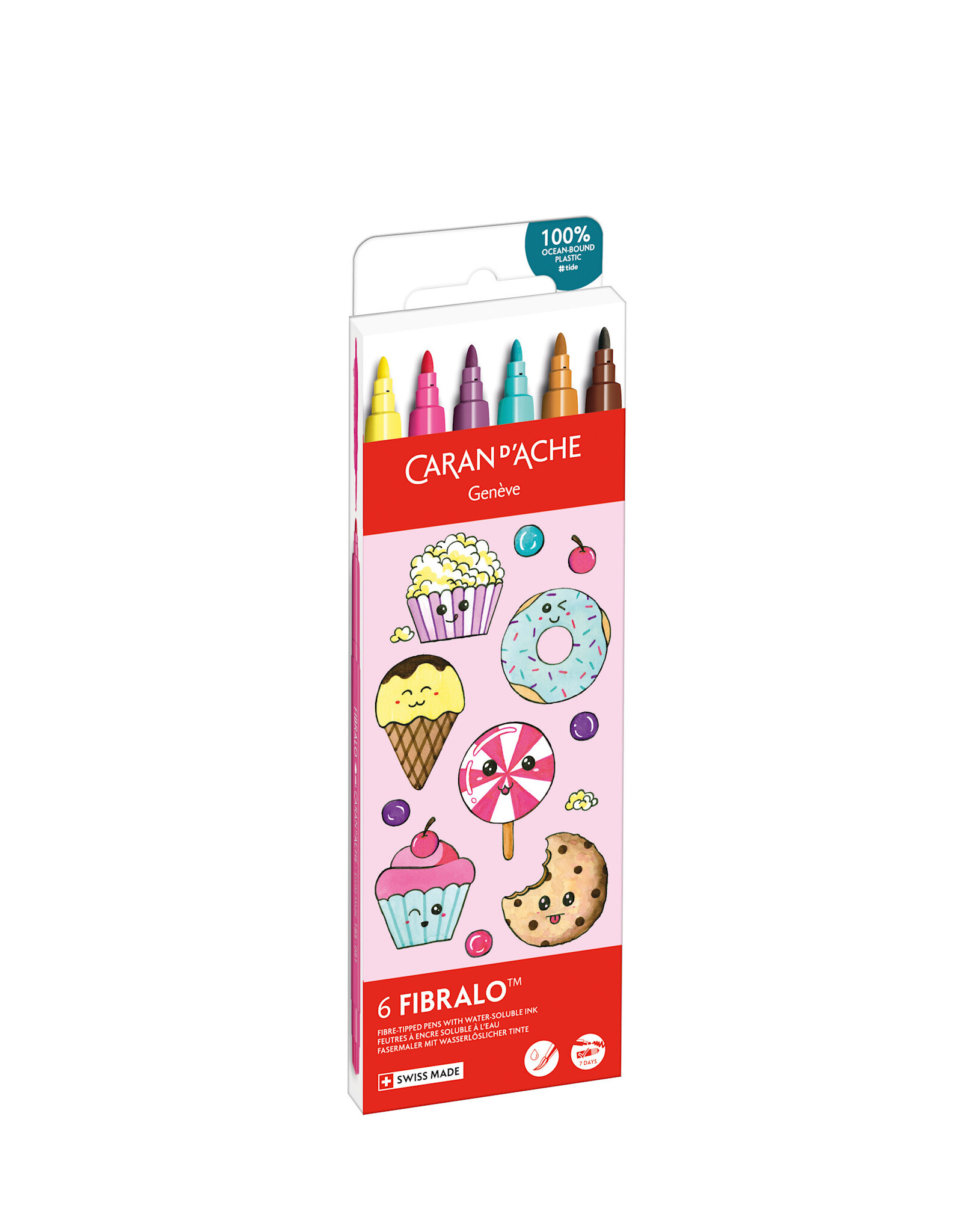 Caran d'Ache Fibralo Kawaii Candy Assortment 6 Pieces