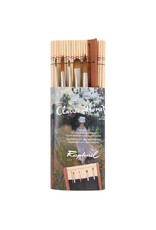 Sennelier Raphael Bamboo Holder + 5 Piece Mini Brush Set