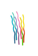 Kikkerland Kikkerland Kidoki Wiggly Worm Color Changing Straws
