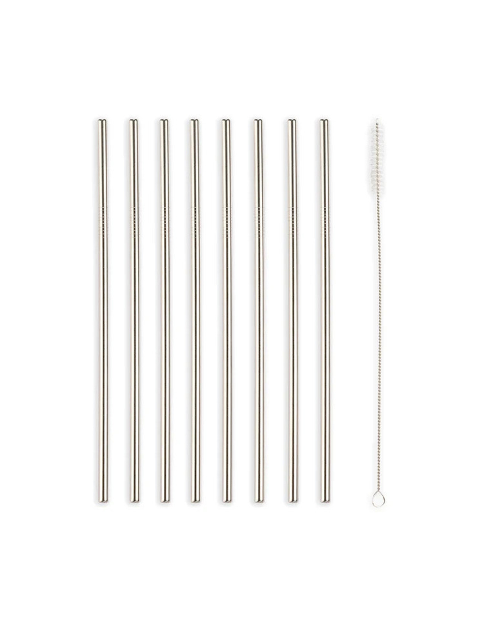 Kikkerland Kikkerland Stainless Steel Straws