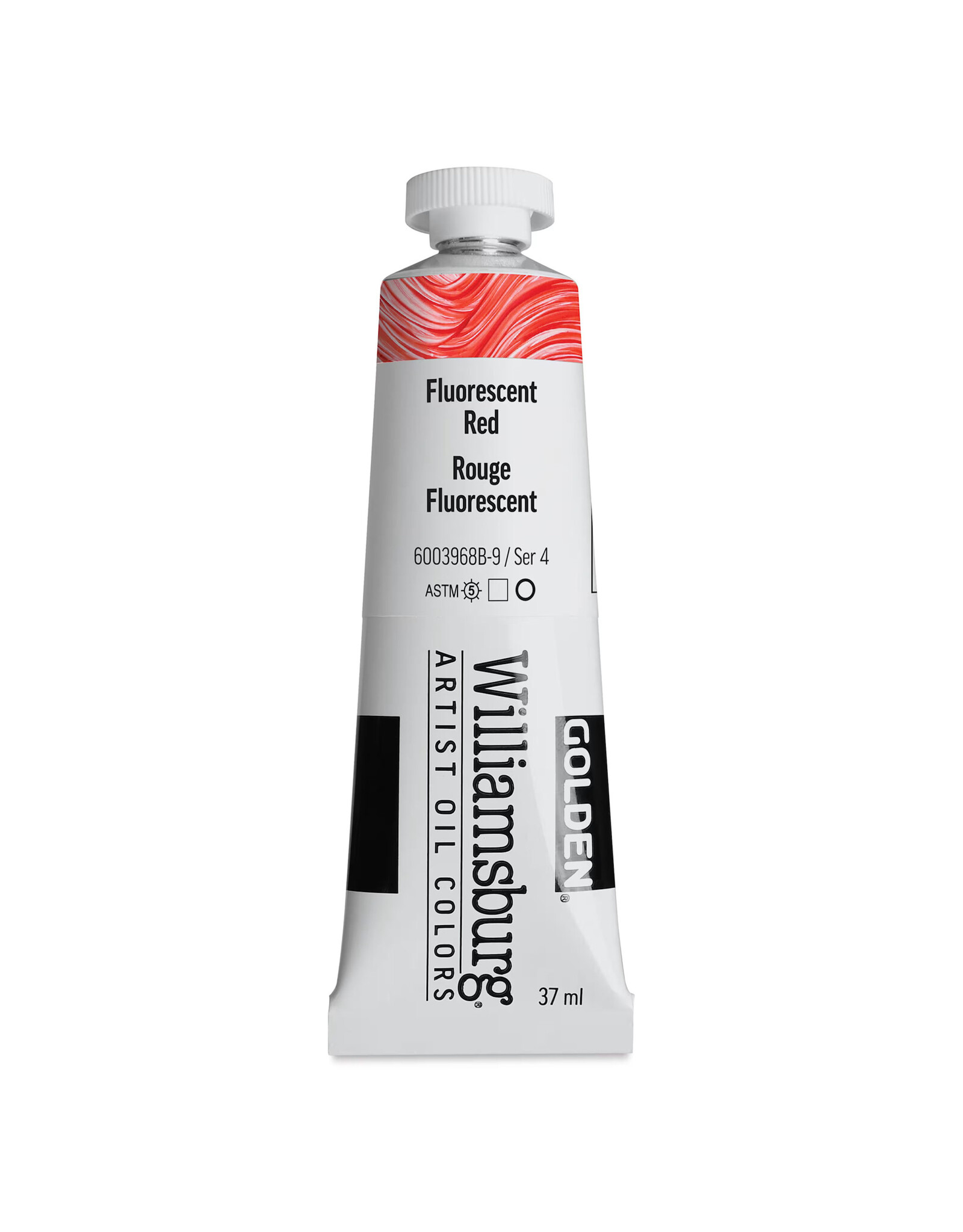 Golden Williamsburg Handmade Oil Colors, Fluorescent Red 37ml
