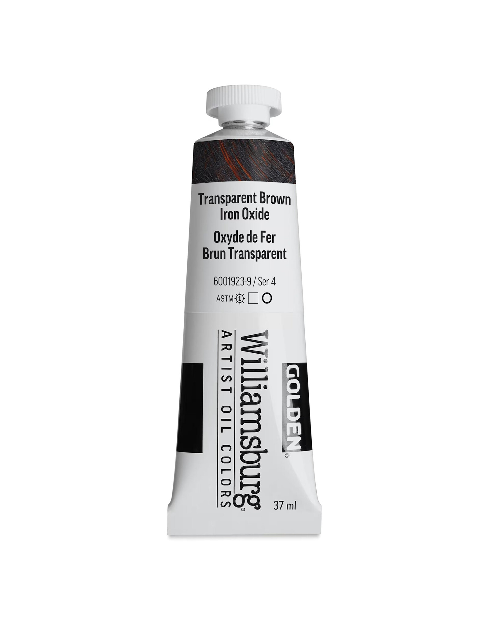 Golden Williamsburg Handmade Oil Colors, Transparent Brown Iron Oxide 37ml