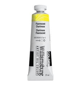 Golden Williamsburg Handmade Oil Colors, Fluorescent Chartreuse 37ml