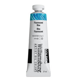 Golden Williamsburg Handmade Oil Colors, Fluorescent Blue 37ml