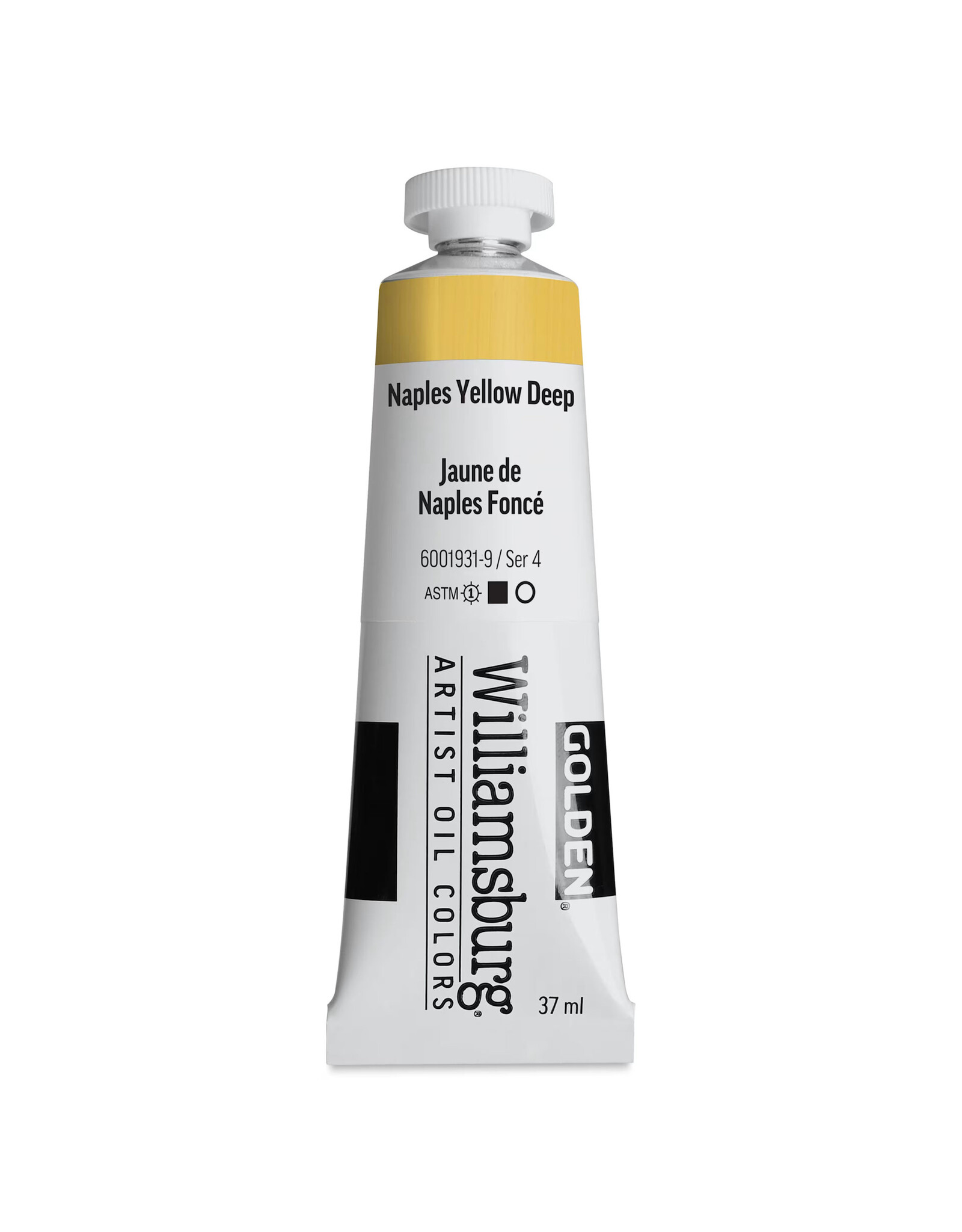 Golden Williamsburg Handmade Oil Colors, Naples Yellow Deep 37ml