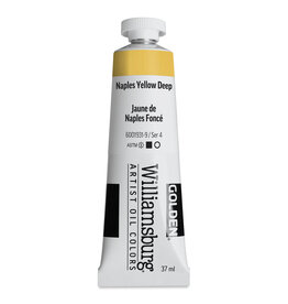 Golden Williamsburg Handmade Oil Colors, Naples Yellow Deep 37ml