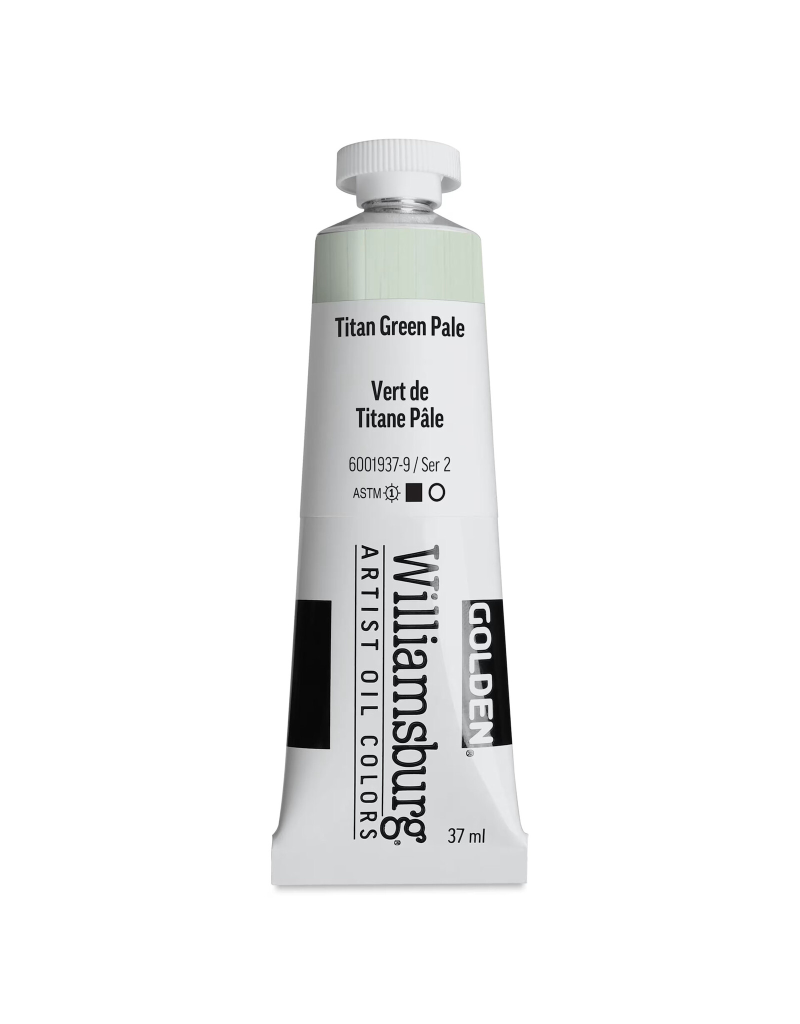 Golden Williamsburg Handmade Oil Colors, Titan Green Pale 37ml