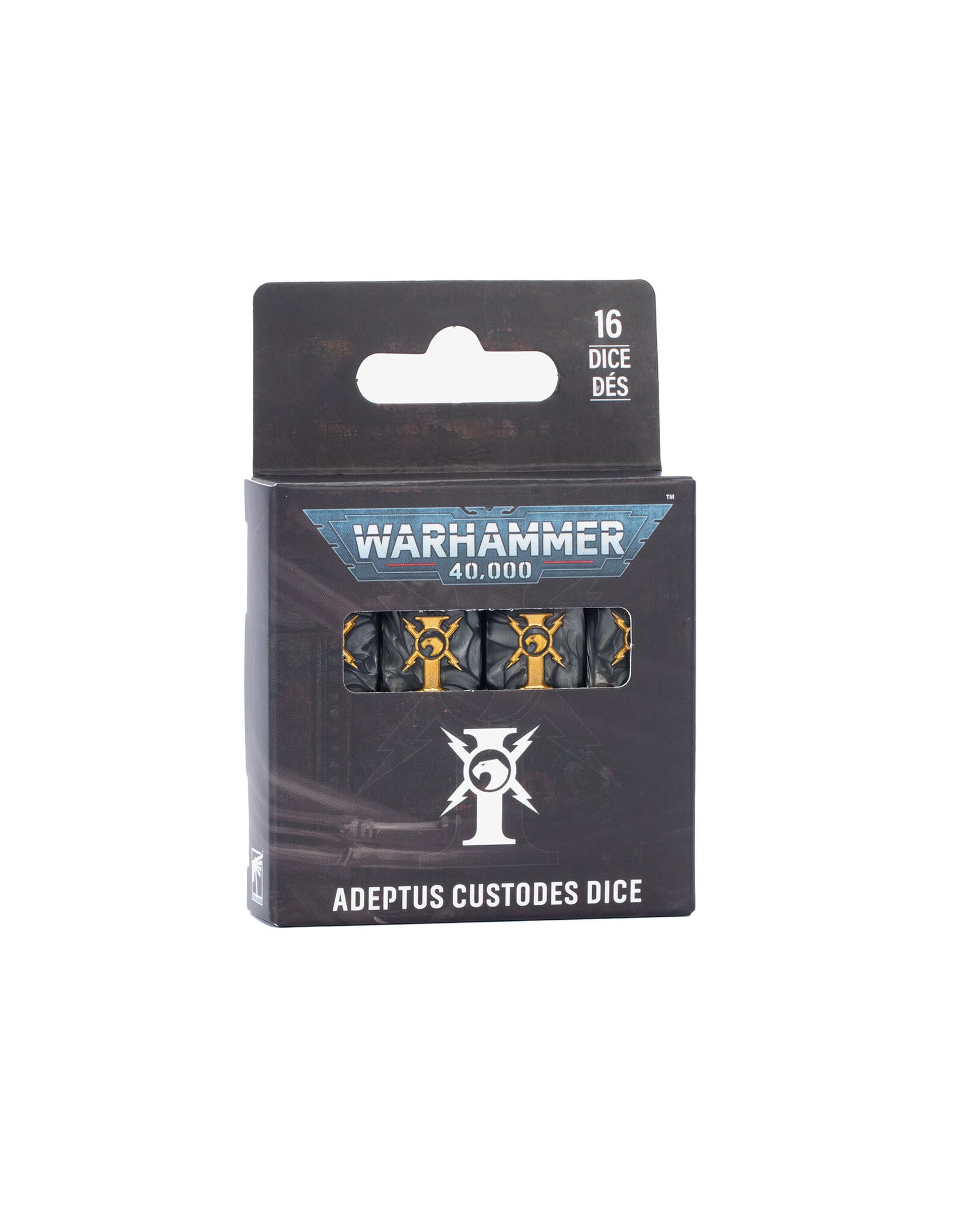 Games Workshop Adeptus Custodes Dice PRE ORDER ARRIVES 10.17.2026