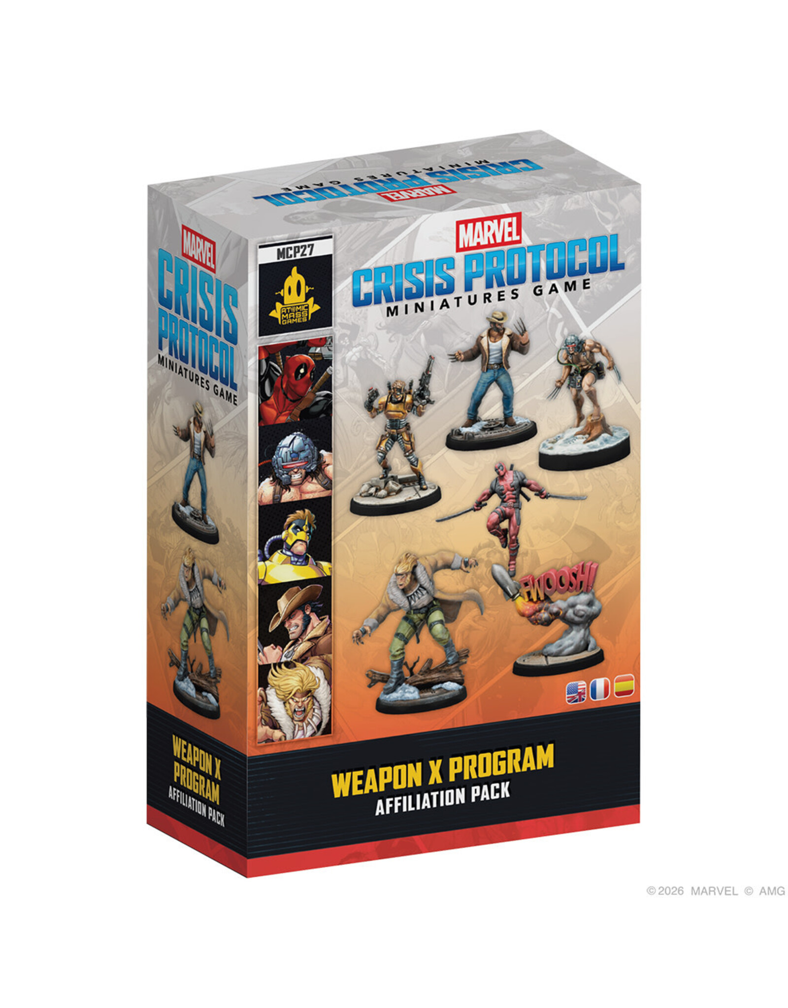 Marvel Crisis Protocol Marvel Crisis Protocol Weapon X Affiliation Pack