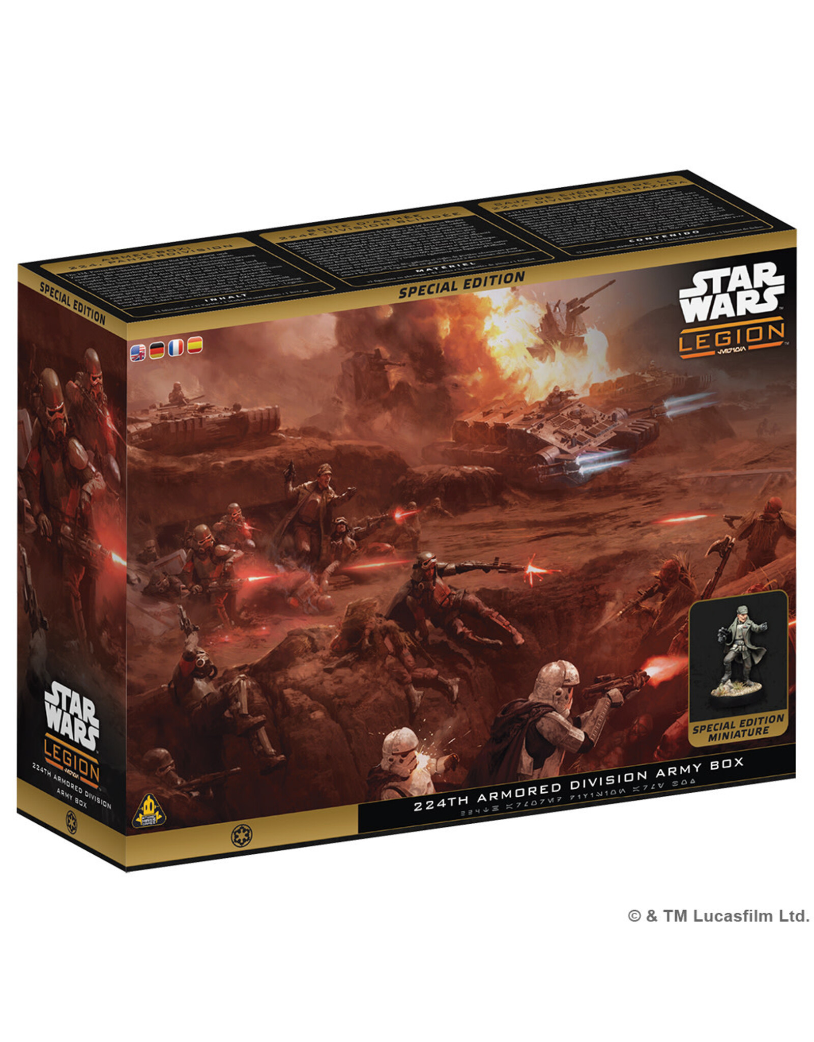 Star Wars Legion Star Wars Legion 224th Armored Division Army Box