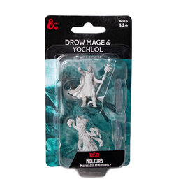 WIZKIDS D&D Nolzur`s Marvelous Miniatures - Drow Mage & Yochlol